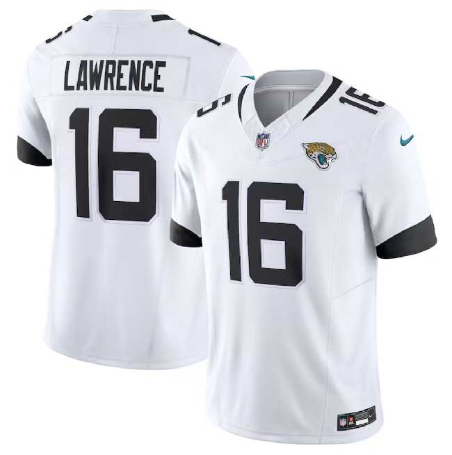 Men & Women & Youth Jacksonville Jaguars #16 Trevor Lawrence White 2023 F.U.S.E Vapor Untouchable Limited Stitched Jersey->jacksonville jaguars->NFL Jersey